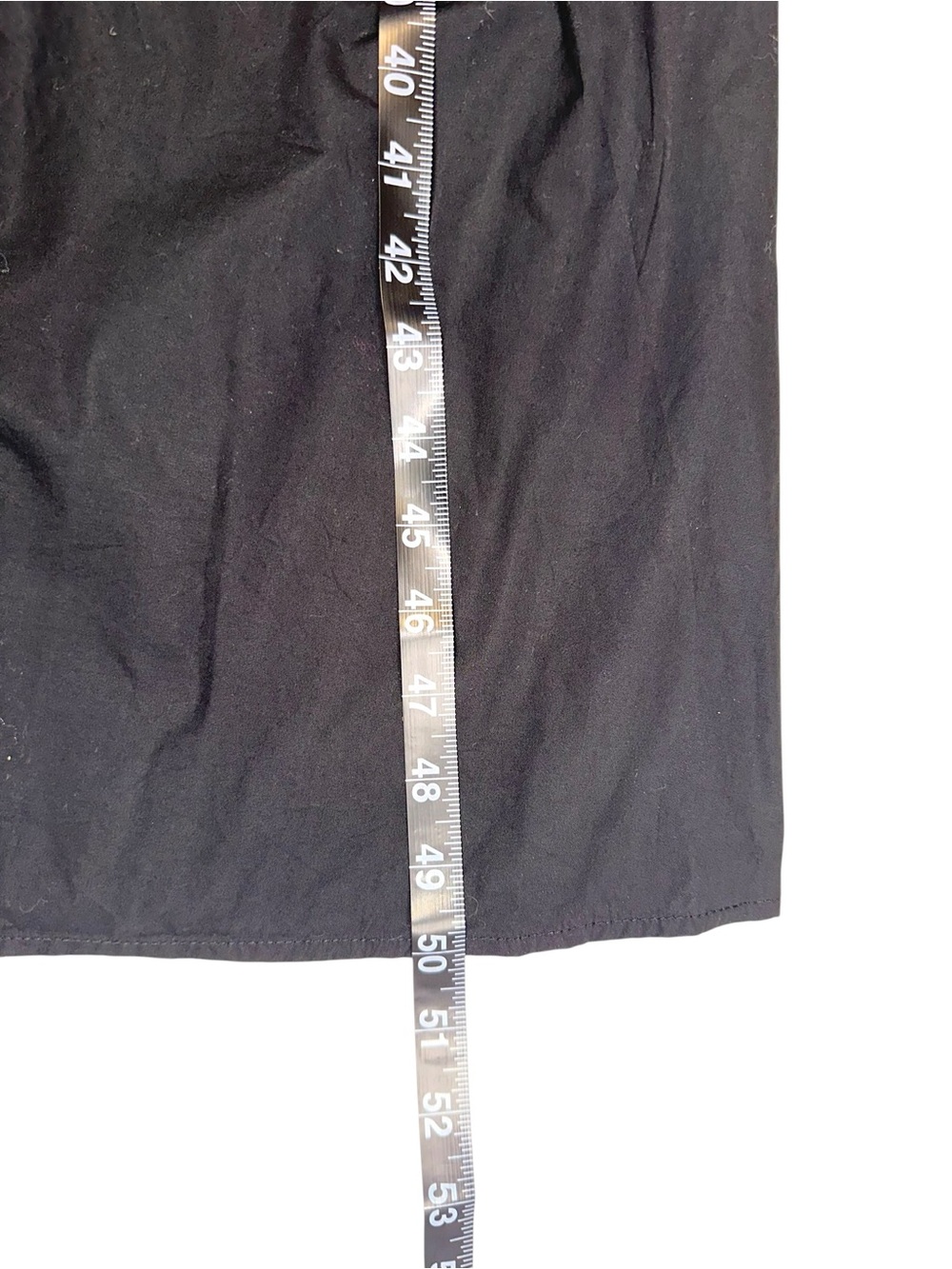 J. Crew Friday Dress Black High Neck Poplin Sleeveless Midi Dress SMALL TALL - Picture 7 of 7